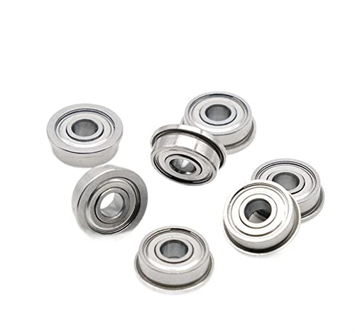 MF74ZZ ABEC-7 roulements à billes bride miniatures 4x7x2.5mm en lot de 10 pièces de rechange