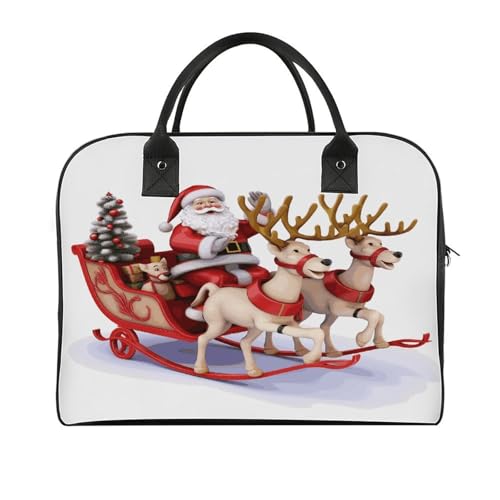 Bolsa de nylon para portátil estilo trineo de reno miniatura 1
