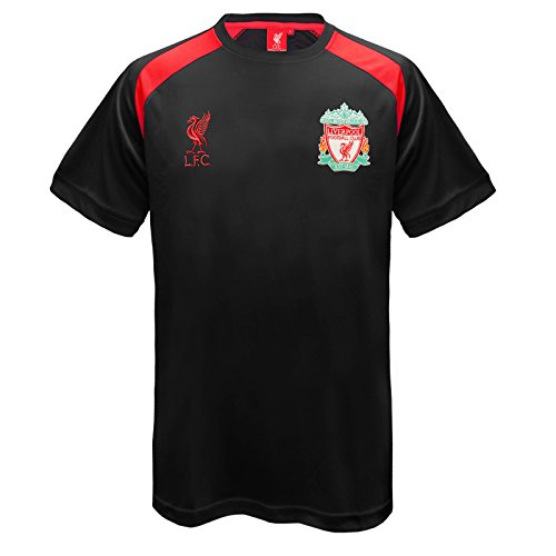 Liverpool FC - Herren Trainingstrikot - Offizielles Merchandise - Schwarz - Liverbird - 3XL