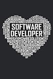  Software Developer - Heart: 6x9 Ruled Notebook, Journal, Daily Diary, Organizer, Planner