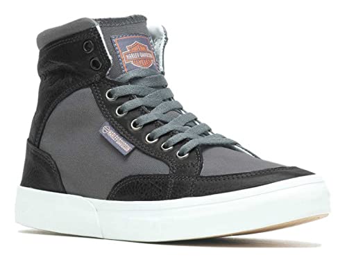 HARLEY-DAVIDSON - Harley-Davidson Footwear Unisex Rosemont Motorcycle Riding Boot, Grey, 3 M US