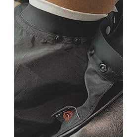 Alternative view of TRU BARBER Light Weight Waterproof Professional Salon Cape With Snap Closure for Hair Cutting, Barbershop, 50" x 58" (Black/White)