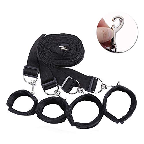 Bed Restraints Kit, Romi Adjustable Fetish Sex Bondage Bedroom Bdsm Toy With Hand Cuffs Ankle Cuff For Couple #TOP3