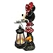 BACKYARD GLORY Disney Minnie Mouse Solar LED Lighted Lantern Everyday Outdoor Garden Statue, 12 inches Tall, Officially Licensed Disney Product