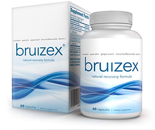 BRUIZEX Anti-Bruising Supplement, Non-GMO Bromelain & Quercetin Complex: Swelling & Pain Relief, Full