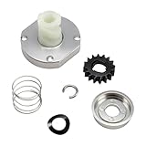 EVRBUL Anlasserantriebsset 16-Zahn-Antriebsrad kompatibel mit Briggs & Stratton/Stens/Rotary. Ersetz#: 497606, 696541, 435-859, 9854