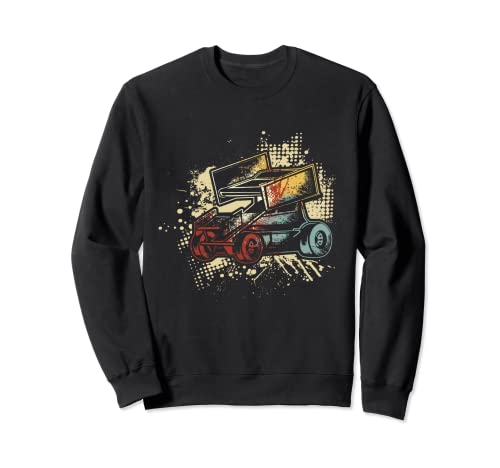 Retro Vintage Dirt Track Racing Car Motorsport Fan Felpa