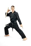Kaiten Karateanzug Kuro schwarz (160)