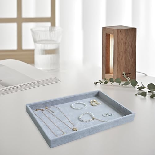Image of Wudygirl Jewelry Tray Organizer Bracelet Watch Storage Showcase Stackable Tray for Drawers