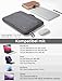 DOMISO 13 Zoll Laptoptasche Laptop Tasche Hülle Notebook Sleeve Case Bag Schutzhülle Kompatibel mit Macbook Air 13 M4 M3 M2 2025,MacBook Pro M2,Ipad Air,Dell,Lenovo,Laptophülle Damen,Dunkelgrau