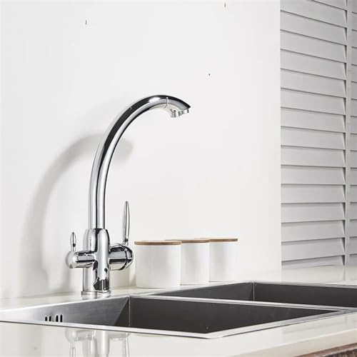 Robinet de cuisine filtré avec rotation 360 et double commande