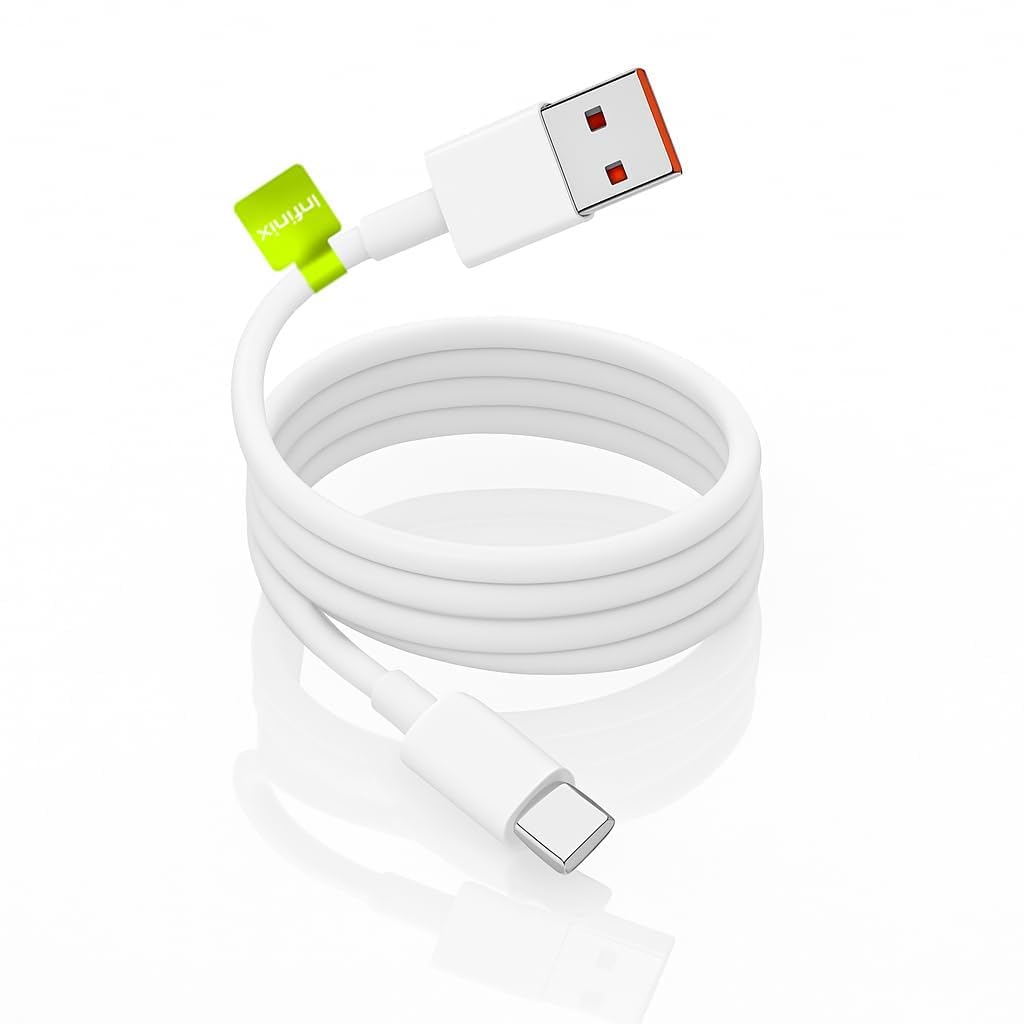 Infinix Original 45W Superfast USB-A to Type-C Cable | Compatible with GT 10 Pro, Note 30, Zero 30, Zero 20, Zero 5,Hot 11 Series,Hot 11s,Hot 11 2022,Note 10,Note 11 Series,Zero 8i, X Pro-image-17