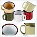 Imagen de GARVALON Juego de 5 Tazas de Esmalte Vintage Retro de 100 Ml Colores Militar y Tazas de y Té Esmaltadas para Camping Picnic y Uso Doméstico