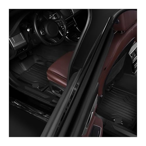 Tapis de sol TPE Jaguar XE auto sur mesure noir imperméable lavable
