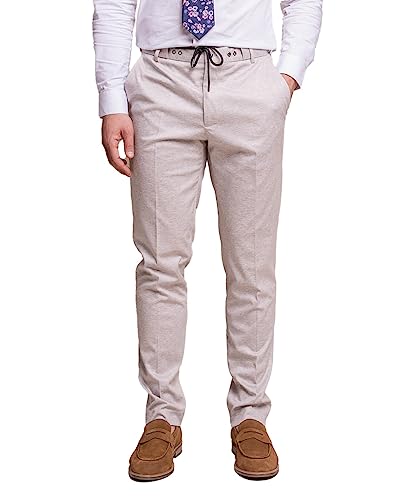 Costume mariage homme beige pour cérémonie bohème et cocktail d'été