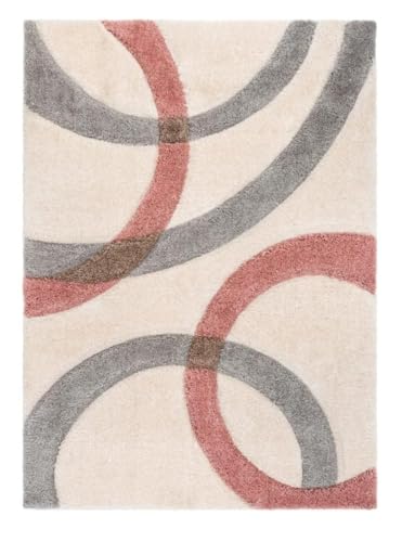 Image of Carpet for Hall | Carpet for Living Room |6X8 FEET Rugs for Bedroom | Carpet | Rug for Living Room | Carpet & Rugs for Home Decor | Carpet for Bedroom Floor (Multi Pink GRAY05)