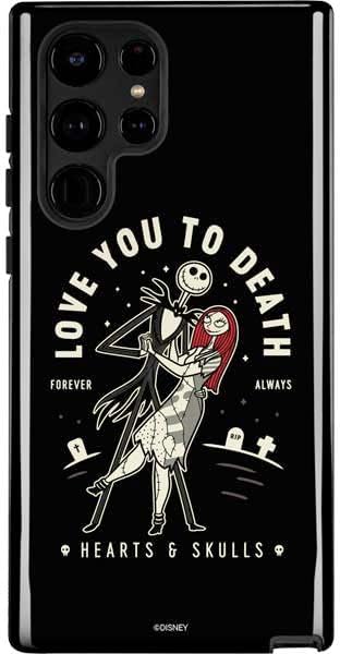 Skinit Pro Phone Case Compatible with Galaxy S22 Ultra - Officially Licensed Disney The Nightmare Before Christmas Character Pattern Print Design