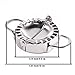 2 pack Dumpling Makers, Prowithlin Dumpling Maker/Press Stainless Steel Dumpling Maker Dough Cutter w/Dumpling Cut, Ravioli Empanada Press Mold, Pierogi Wrapper Pastry Tools (3.74 in, Large Size)