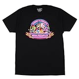 Five Nights at Freddy's Men's Freddy Fazbear's Mega Pizzaplex Adult Graphic Print T-Shirt, X-Small Black