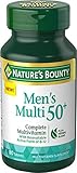 Men's 50+ Multivitamin by Nature's Bounty, Complete Adult Multivitamin Supplement with B12 Plus Herbal Blend, 80 Tablets