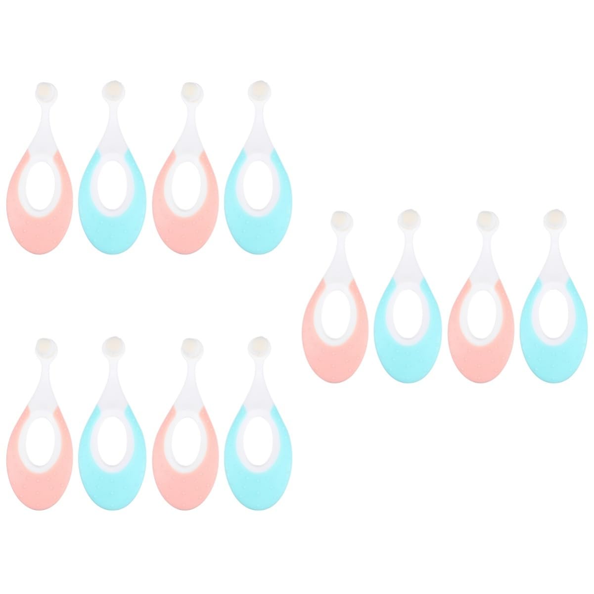 FOMIYES 3 Set Di Spazzolini Da Denti Per Neonati Setole Morbide Spazzolini Da Denti Per Neonati Spazzolini Per Bambini Design 4 Pezzi*3