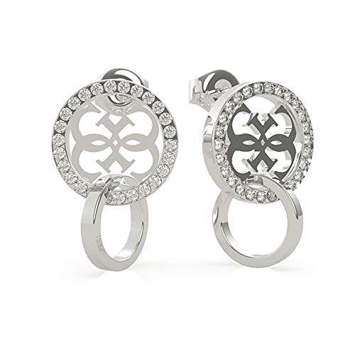 Preisvergleich Produktbild Ratet mal, Ohrringe UBE79097 Equilibre Edelstahl. rhodiniert Logo ineinandergreifenden Kristalle Swarovski