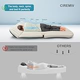 Ciremiv Auto Matratze mit Doppelseitiger, Dicker Beflockung,Auto Luftmatratze mit Pumpe und Eingebautem Kissen/Auslaufsichere, Bequeme, Langlebige Autobett,Car Bed für Autocamping, Roadtrip