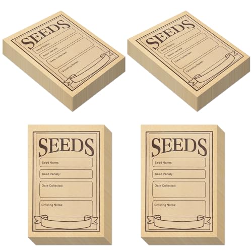 100 envelopes para economia de sementes, envelopes de pacotes de sementes de 3 × 9,9 cm, envelopes d