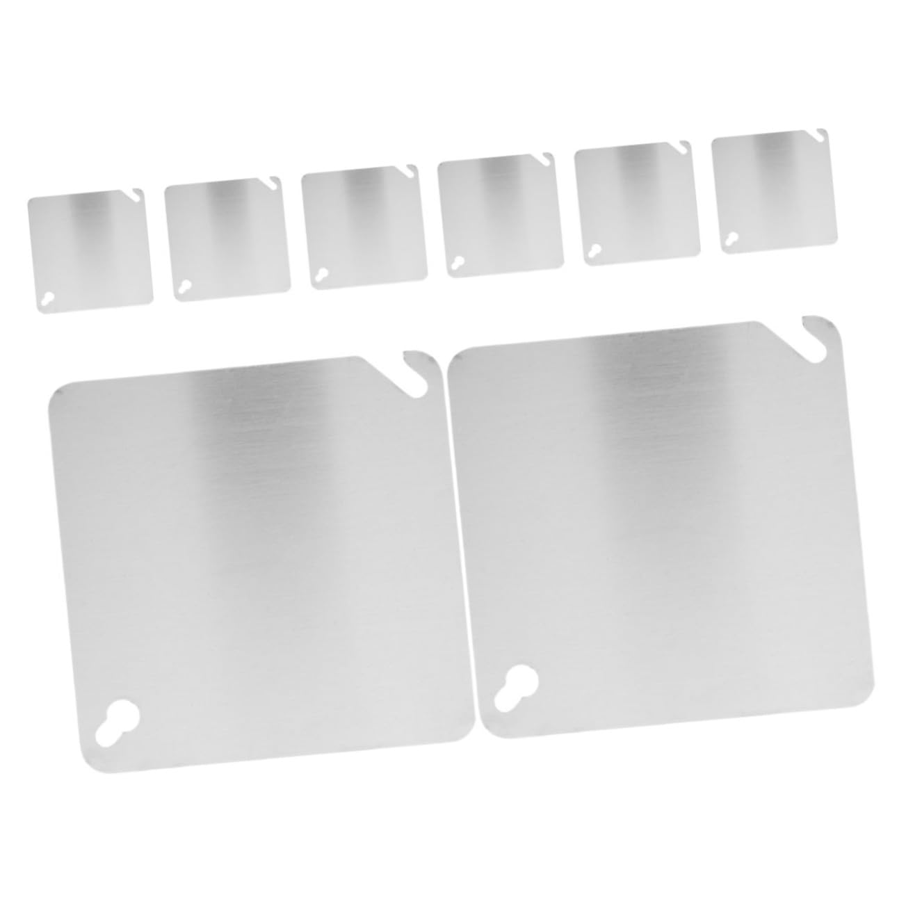 Tapa de Caja Eléctrica Cuadrada Plana de Acero Inoxidable 4x4