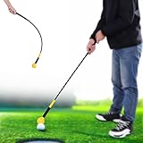 atletismo fuerza velocidad y resistencia 【Aplicación universal】 Esta barra de entrenamiento de golf Swing mide aproximadamente 115 cm de largo y es adecuada para niños y adultos; es conveniente de llevar, puedes usarlo en casa o al aire libre