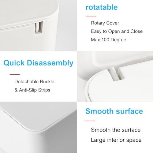 2 Pcs Diaper Wipes Dispenser,Refillable Wipe Container, Wet Wipes Dispenser - 4