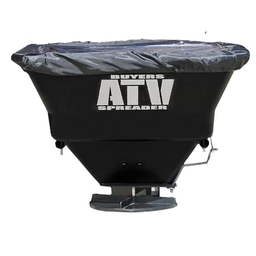 Buyers Products ATVS100 100 lb ATV Rear Rack Mount Broadcast Spreader |…