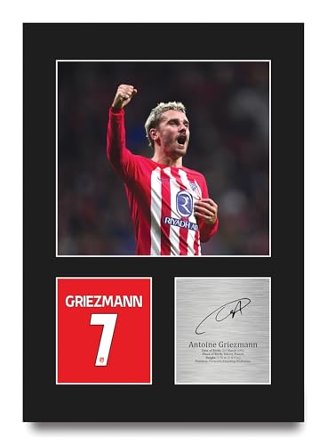 Austria Francia Eurocopa 2024: Análisis previo, posibles alineaciones y predicciones del choque 11 HWC Trading Antoine Griezmann Atletico Madrid Regalos Impresos Imagen De Autógrafo Firmado Para Los Aficionados Al Fútbol Y Partidarios - A4 Retrato