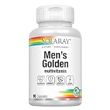 SOLARAY Men’s Golden Multivitamin | Electrolytes, Immunity, Prostate, Energy | Vitamins A, C, E, B1,