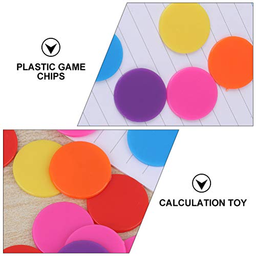 Brinquedos de agitação 200 peças de moedas de jogo criativas brinquedos de moeda de plástico bingo c