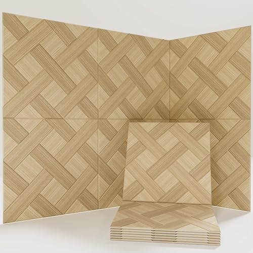 Image of Soon Global Acoustical Wall Panels, 6-Piece 23.62 X 23.62 Inches Art Acoustic Panels, Decorative Acoustic Panels, Acoustic Wall Panels, Sound Absorbing Wall Art, Cedral Arc