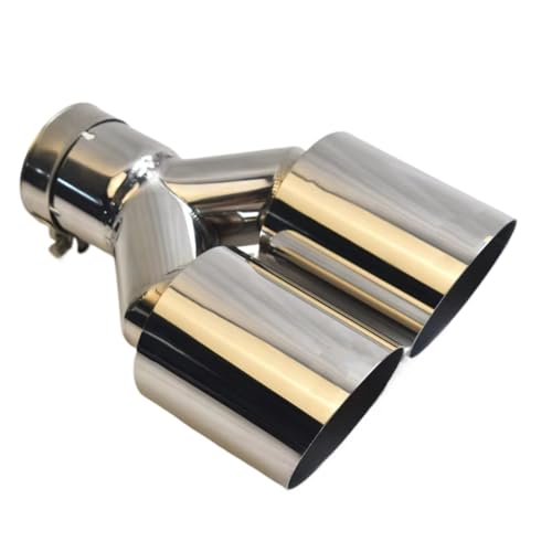 Embout d'échappement en acier inox 304 poli de finition supérieure pour auto