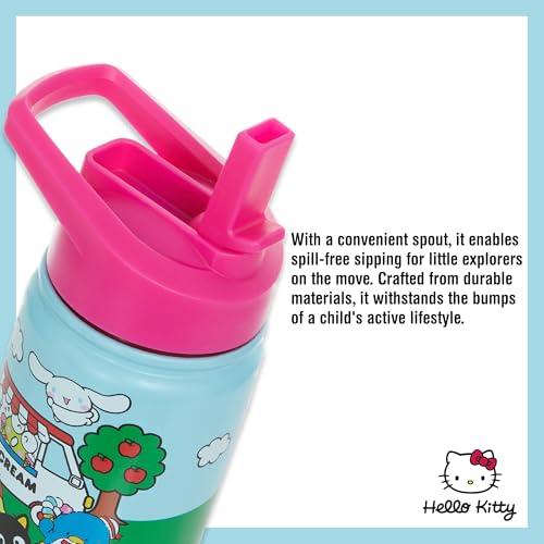 Botella Hello Kitty Sanrio para pequeños exploradores en excursiones 5