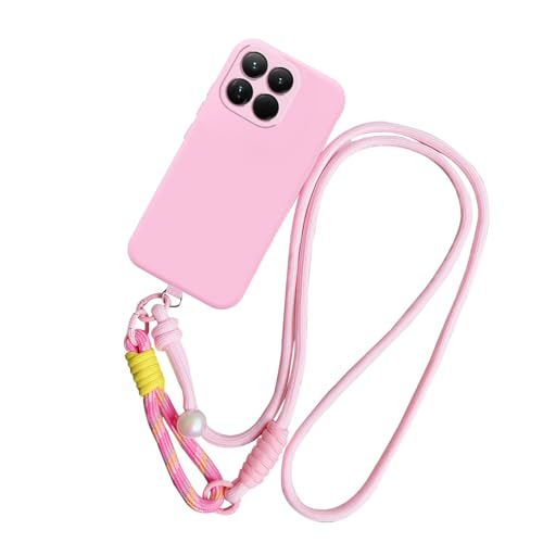 LUNBER-ARMOR�EFor Xiaomi 17T Pro �P�[�X �X�}�z�V�����_�[ Pro �ϏՌ� �J�o�[ �V�����_�[�X�g���b�v ���|���x���g�t�� TPU �\�t�g�P�[�X For �V���I�~17T �v��(�s���N)