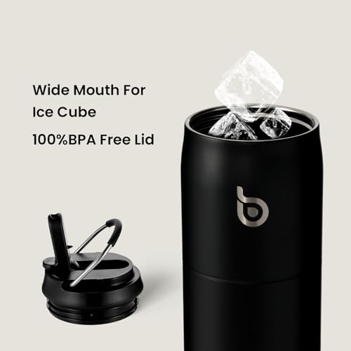 BOTTLE BOTTLE Stainless Steel Water Bottle with Straw and Lid, 32 oz Vacuum Insulated Water Bottle Stay Cold for 24 Hrs - Image 4