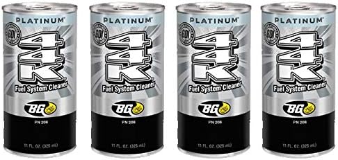 4 cans of New BG 44K Platinum