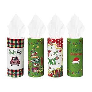 Christmas Car Tissue Holder 4 Pack ...