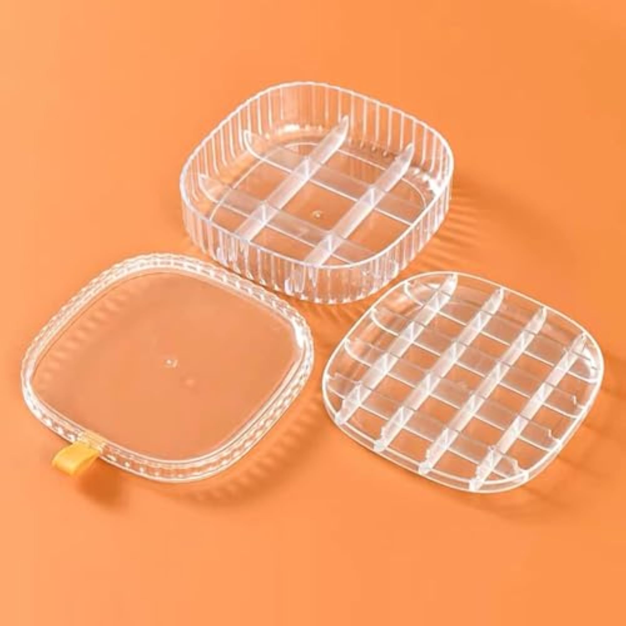 Acrylic Jewelry Organizer Box with Multiple Compartments