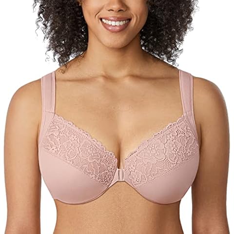 DELIMIRA Sujetador Cierre Delantero Rosa ahumada 110G Cover