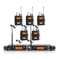 UHF Wireless in Ear Monitor System: UHF band Phase lock PLL, improved comprehensive performance, anti-frequency drop, anti-series frequency. Frequency range: 550 MHz-580 Mhz Used in Stage Performance and Sound Broadcase: XTUGA IEM1200 in ear monitor ...