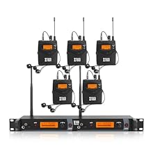 UHF Wireless in Ear Monitor System: UHF band Phase lock PLL, improved comprehensive performance, anti-frequency drop, anti-series frequency. Frequency range: 550 MHz-580 Mhz Used in Stage Performance and Sound Broadcase: XTUGA IEM1200 in ear monitor ...