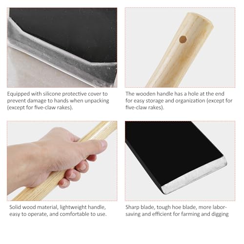 Dioche Puller Tool, Garden Tools Garden Tools Garden Tools for loosening Soil or Weeding (Type B)