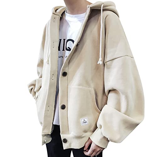 Pull à capuche homme contre le froid de l'automne manches longues