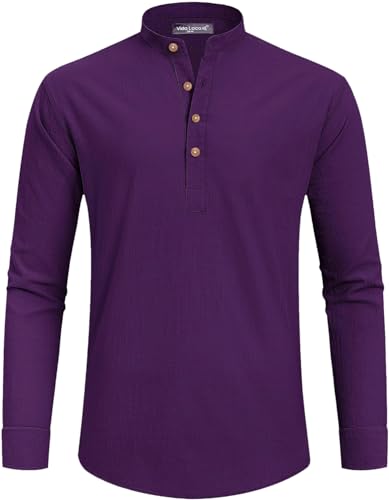 Image of Vida Loca Light Yellow Color Men Solid Cotton Blend Straight Kurta Shirt