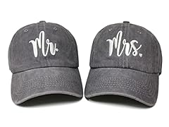 Mr & Mrs Washed Grey (Pack of 2)